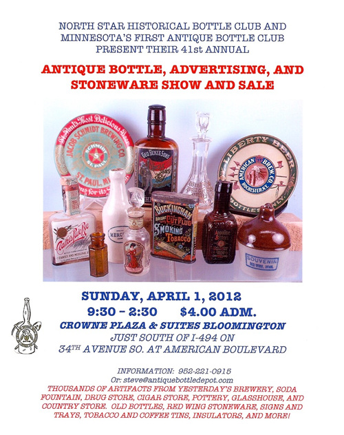 2012 Bottle, Advertising and Stoneware Show and Sale