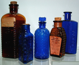 Click photo to see larger pic of Collectible Poisons Bottles
