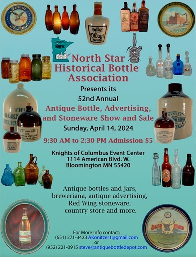 2024 Bottle, Advertising and Stoneware Show and Sale