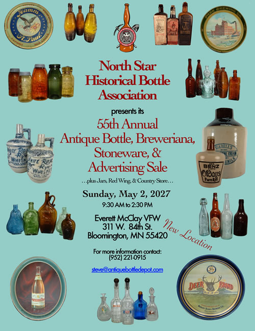 2027 Bottle, Advertising and Stoneware Show and Sale