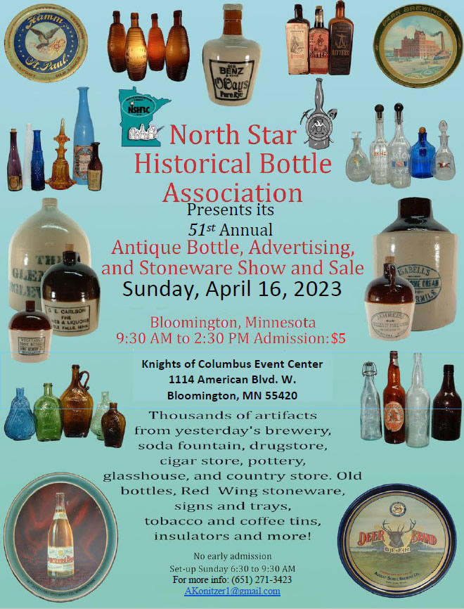 2023 Bottle, Advertising and Stoneware Show and Sale