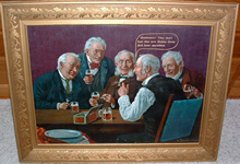 Click photo to see larger pic of Pre-Prohibition Beer Lithograph on Paper