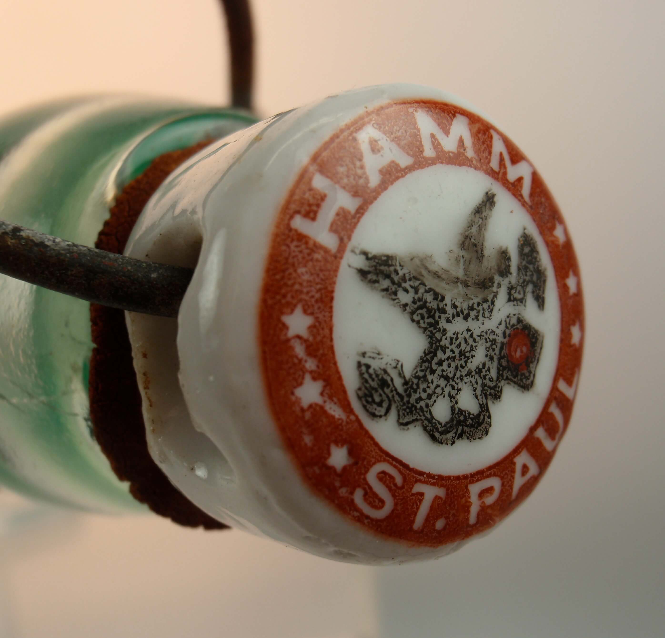 Pre-Prohibition machine-made Hamm Brewing Company Blob Top Beer With Hutter Stopper
