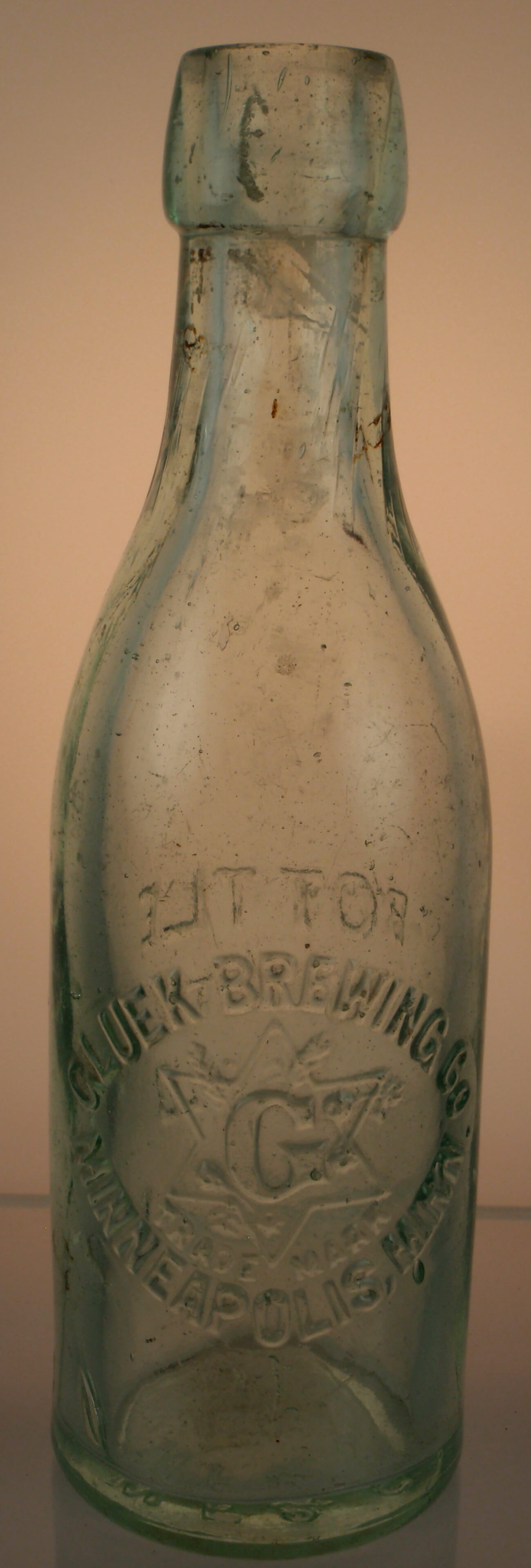 Pre-Prohibition Blob-Top, Pony-Size Gluek Brewing Co. Minneapolis