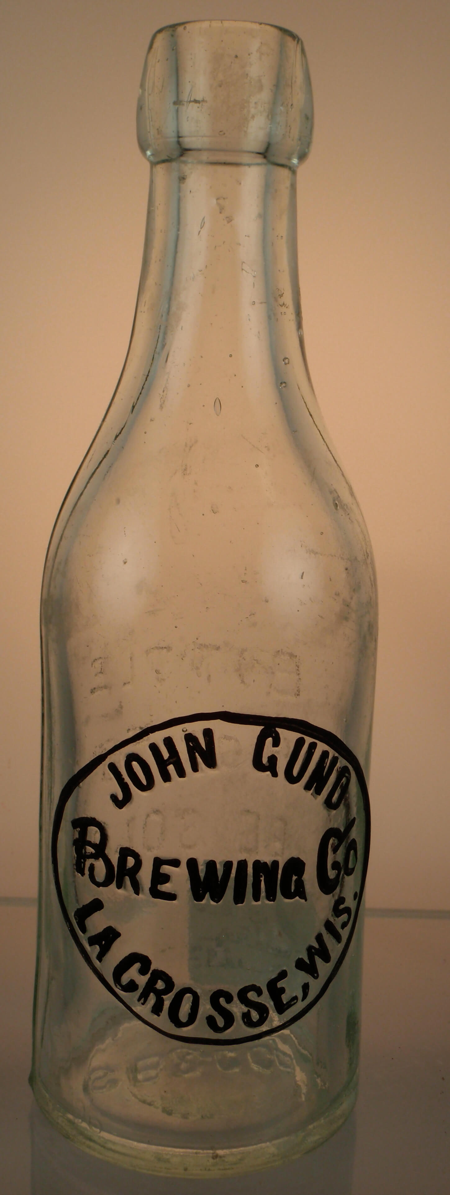 Pre-Prohibition Blob-Top, Pony-Size John Gund Brewing Co. La Crosse, Wisconsin